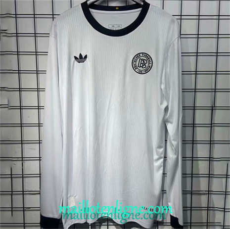 Thai Maillot Allemagne 120e anniversaire Manche Longue Blanc 2025 2026