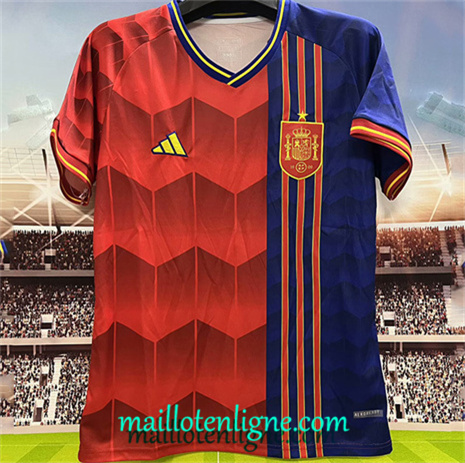 Thai Maillot Espagne Training Rouge 2025 2026