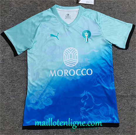 Thai Maillot Maroc Training Bleu 2025 2026
