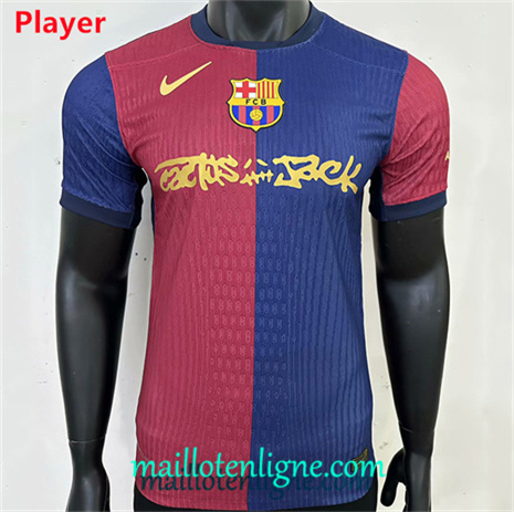 Thai Maillot Player Barcelone Domicile co-marqué 2025 2026
