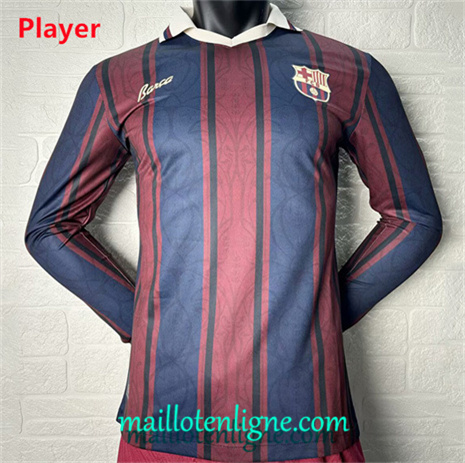 Thai Maillot Player Barcelone 120e anniversaire Manche Longue 2025 2026