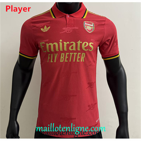 Thai Maillot Player Arsenal lapel Rouge 2025 2026