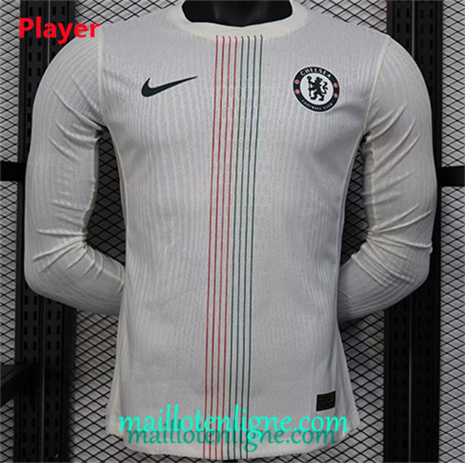Thai Maillot Player Chelsea Manche Longue Blanc 2025 2026