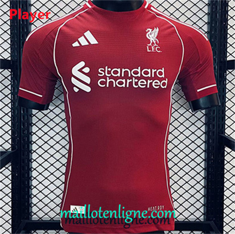 Thai Maillot Player Liverpool Domicile 2025 2026