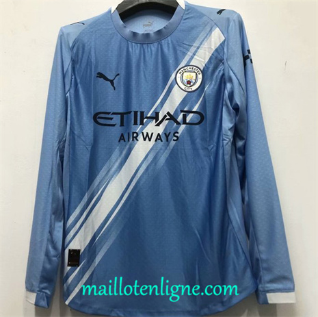 Thai Maillot Player Manchester City Domicile Manche Longue 2025 2026