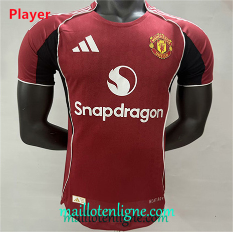 Thai Maillot Player Manchester United Domicile 2025 2026