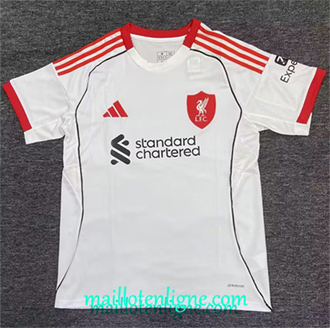 Thai Maillot Liverpool Blanc 2025 2026