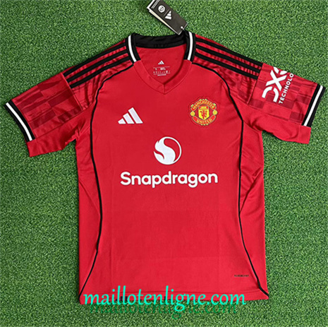 Thai Maillot Manchester United Domicile 2025 2026