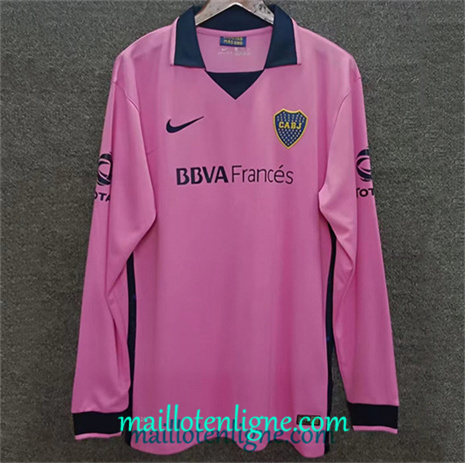Thai Maillot Retro Boca Juniors Rose Manche Longue 2013-14