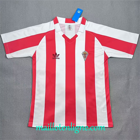 Thai Maillot Retro Sporting Gijon Domicile 1986-88