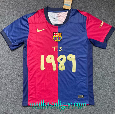 Thai Maillot Retro Barcelone Domicile 1989