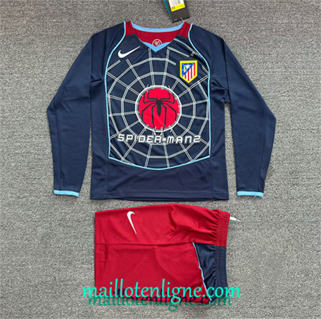 Thai Maillot Retro Atletico de Madrid Enfant Exterieur Manche Longue 2004-05