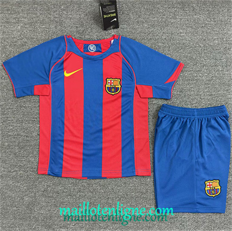 Thai Maillot Retro Barcelone Enfant Domicile 2004-05