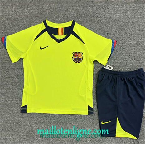 Thai Maillot Retro Barcelone Enfant Exterieur 2005-06