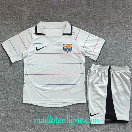 Thai Maillot Retro Barcelone Enfant Exterieur 2003-04