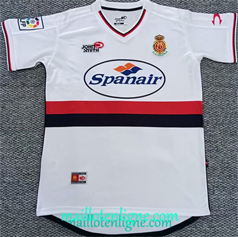Thai Maillot Retro Mallorca Blanc 2001-02