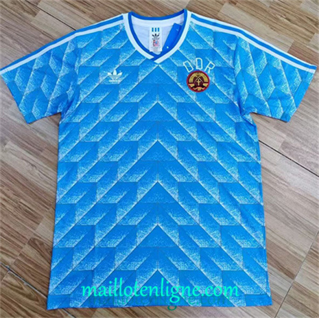 Thai Maillot Retro East Allemagne Domicile 1988