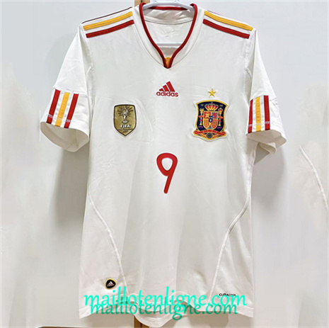 Thai Maillot Retro Espagne Exterieur 2011-12