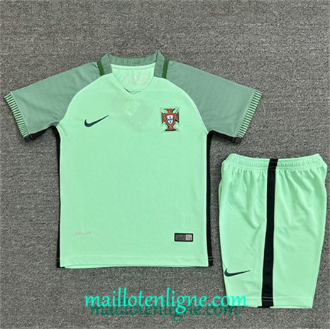 Thai Maillot Retro Portugal Enfant Exterieur 2016