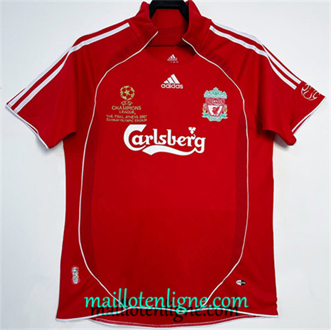 Thai Maillot Retro Liverpool Domicile Champions League 2006-08