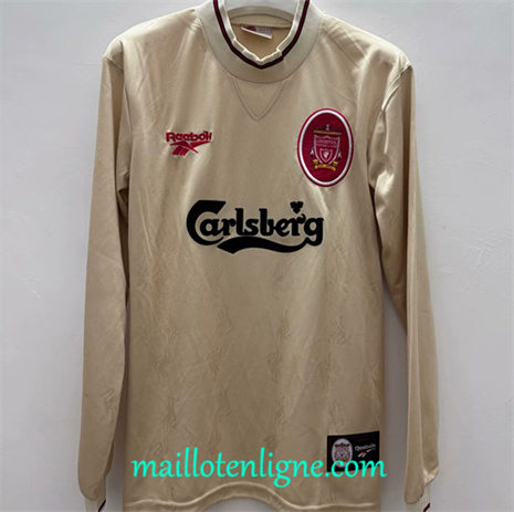 Thai Maillot Retro Liverpool Exterieur Manche Longue 1996-97