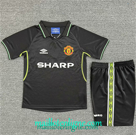 Thai Maillot Retro Manchester United Enfant Exterieur 1998-99