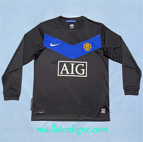 Thai Maillot Retro Manchester United Exterieur Manche Longue 2009-10