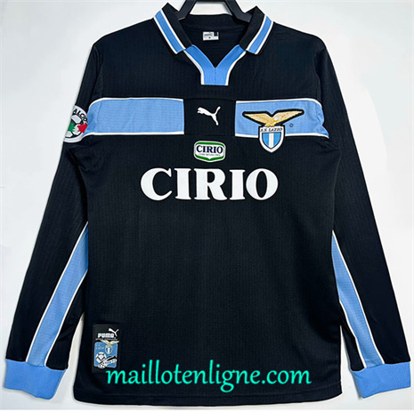 Thai Maillot Retro Lazio Exterieur Manche Longue 1998-99