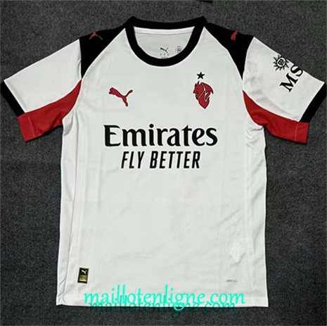 Thai Maillot AC Milan Exterieur 2025 2026