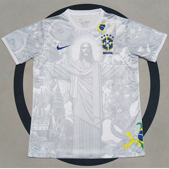 Maillot Brésil Special Gris 2025 2026 ligne8628