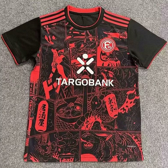 Maillot Fortuna Düsseldorf Special Noir/Rouge 2025 2026 ligne8019