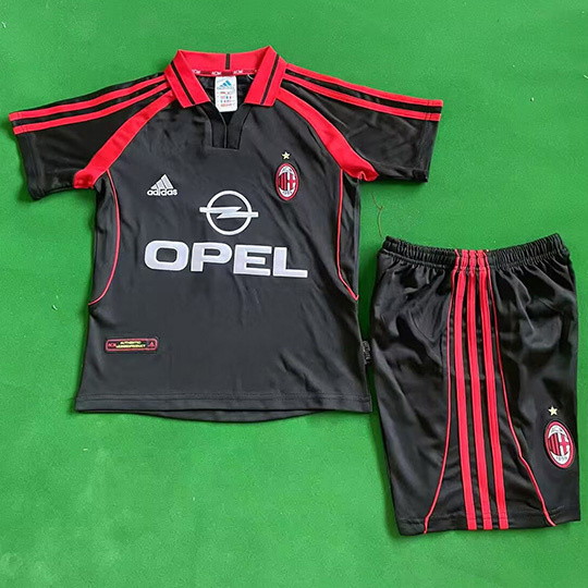 Maillot Retro2000-01#AC Milan Enfant Third ligne8490