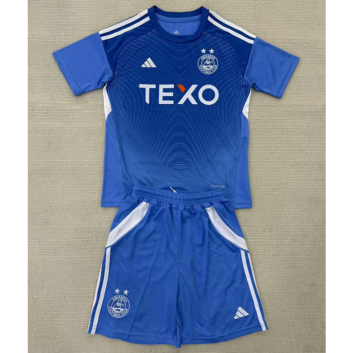 Maillot Aberdeen FC Enfant Gardien de but Bleu 2025 2026 ligne8139