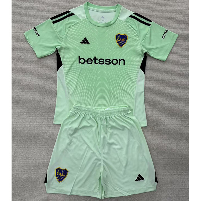 Maillot Boca Juniors Enfant Gardien De But Vert 2025 2026 ligne8217