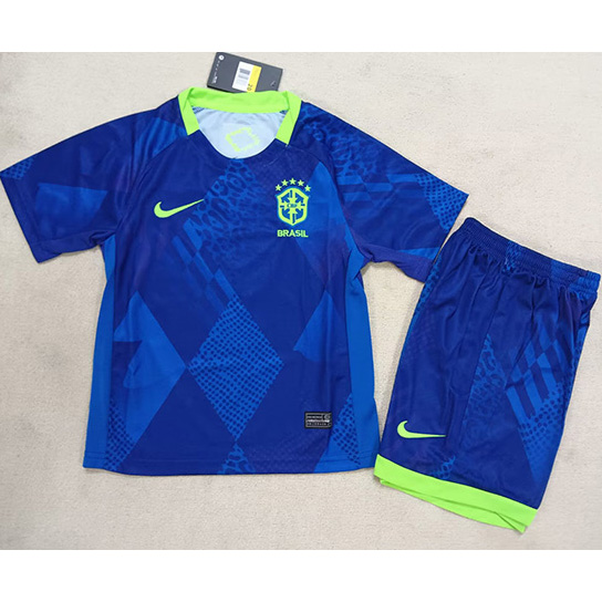 Maillot Brésil Enfant Exterieur 2025 2026 ligne8221