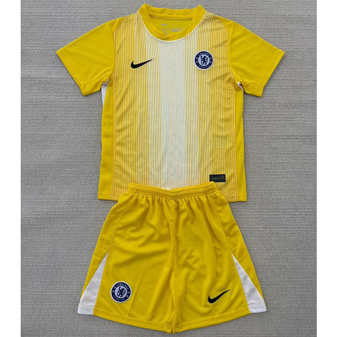 Maillot Chelsea Enfant Gardien de but Jaune 2025 2026 ligne8229
