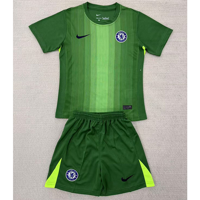 Maillot Chelsea Enfant Gardien De But Vert 2025 2026 ligne8230