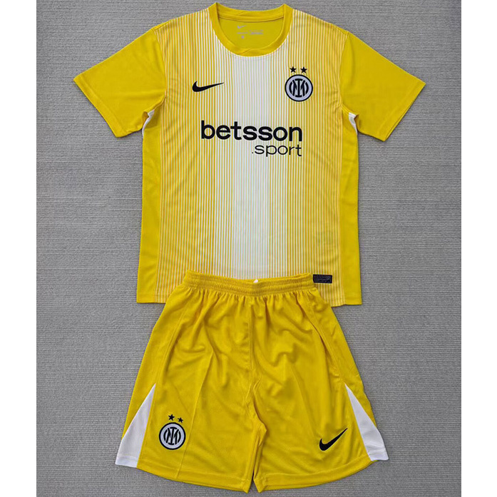 Maillot Inter Milan Enfant Gardien De But Jaune 2025 2026 ligne8244
