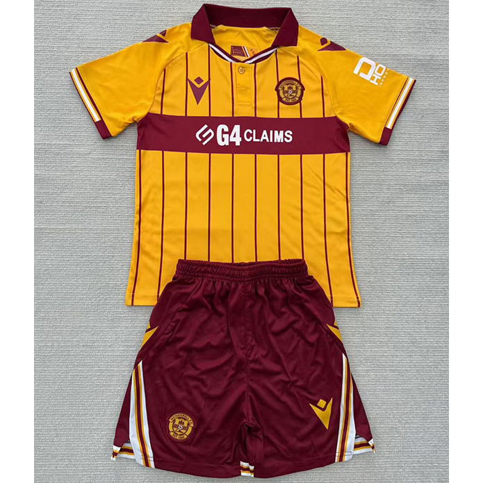 Maillot Motherwell Enfant Domicile 2025 2026 ligne8167