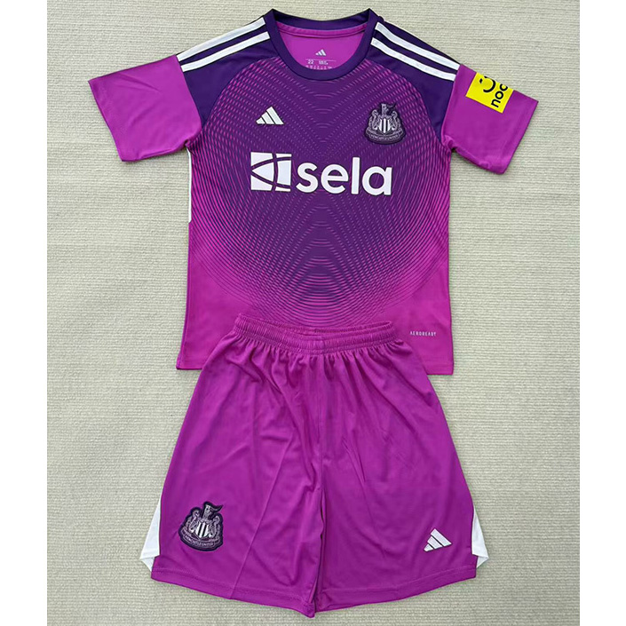 Maillot Newcastle United Enfant Gardien de but Pourpre 2025 2026 ligne8265