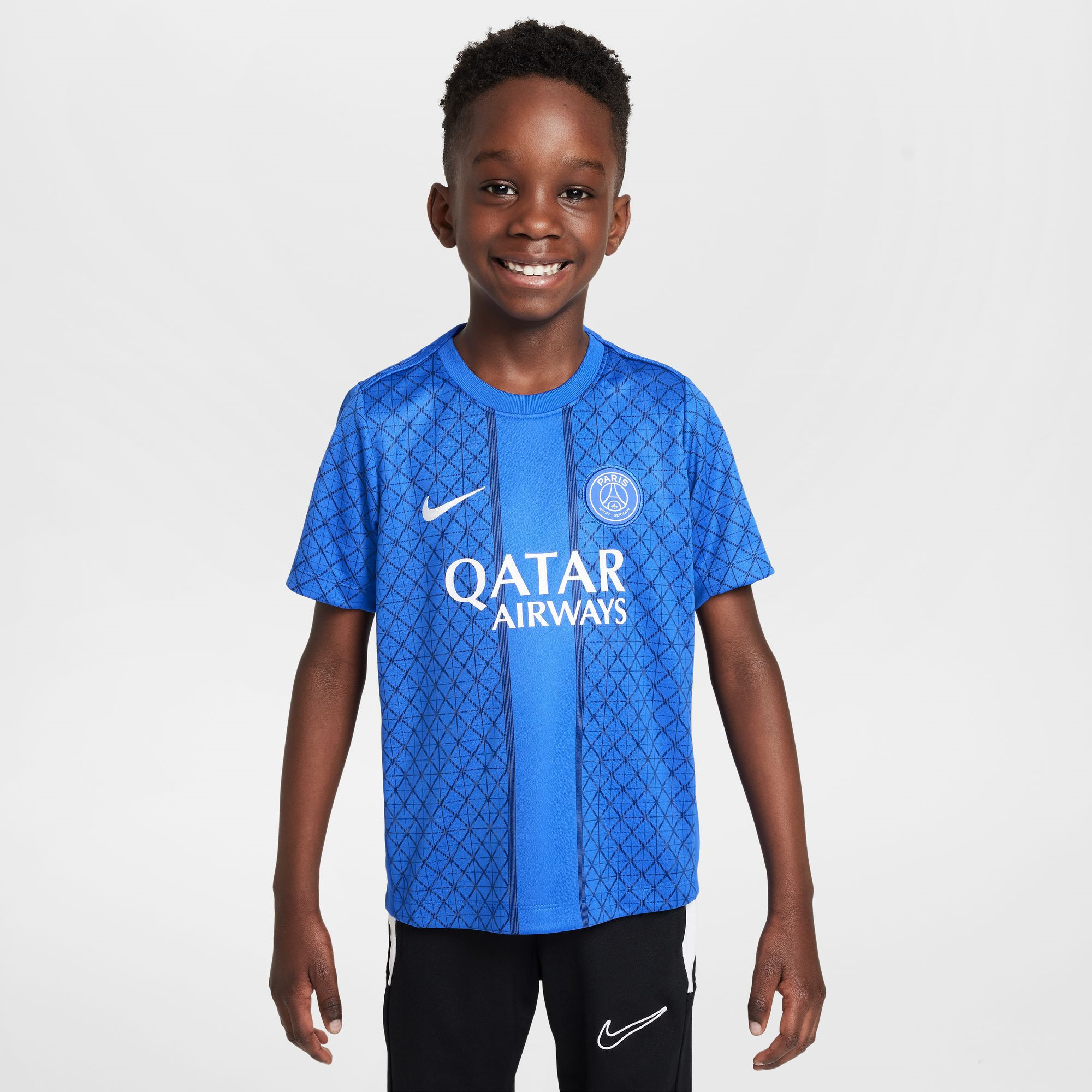 Maillot PSG Enfant Pre-match Bleu 2025 2026 ligne8275