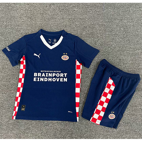 Maillot PSV Eindhoven Enfant Exterieur 2025 2026 ligne8280