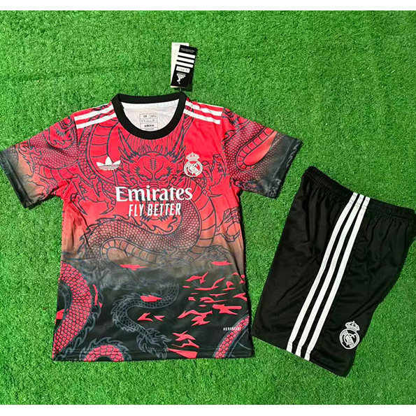 Maillot Real Madrid Enfant Rouge 2025 2026 ligne8292