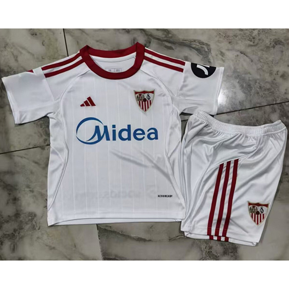Maillot Sevilla fc Enfant Domicile 2025 2026 ligne8301