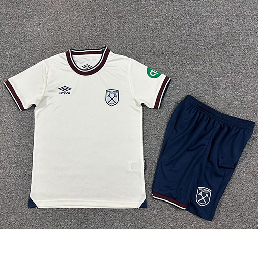 Maillot West Ham United Enfant Exterieur 2025 2026 ligne8188