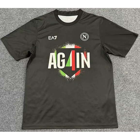 Maillot Naples Édition Champion Noir 2025 2026 ligne8766