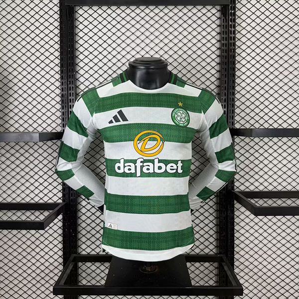 Maillot Celtic Player Domicile Manche Longue 2025 2026 ligne8102