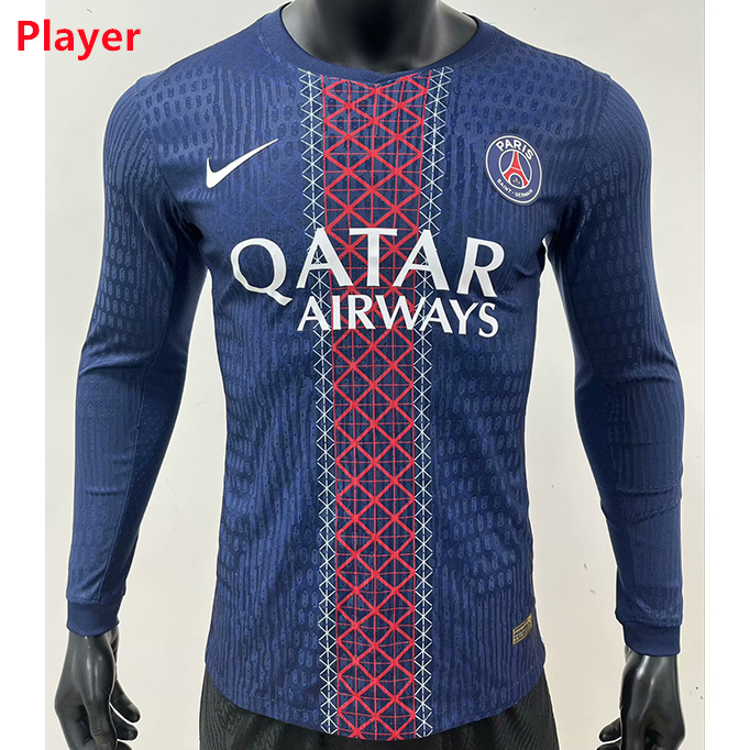 Maillot PSG Player Domicile Manche Longue 2025 2026 ligne8433