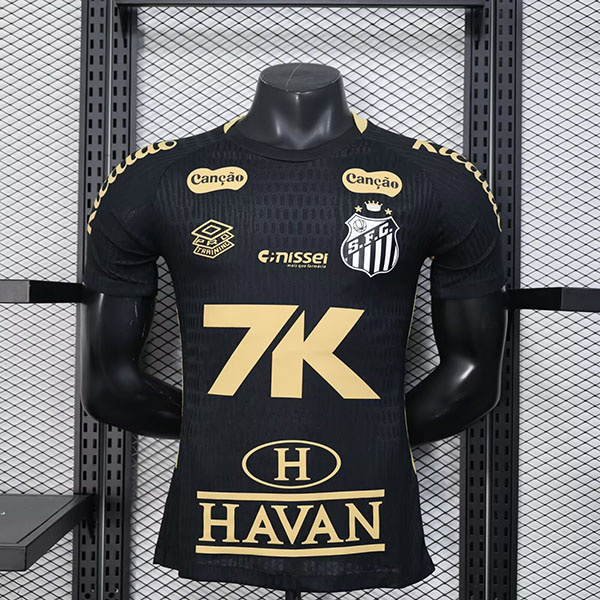 Maillot Santos Player Noir 2025 2026 ligne8056