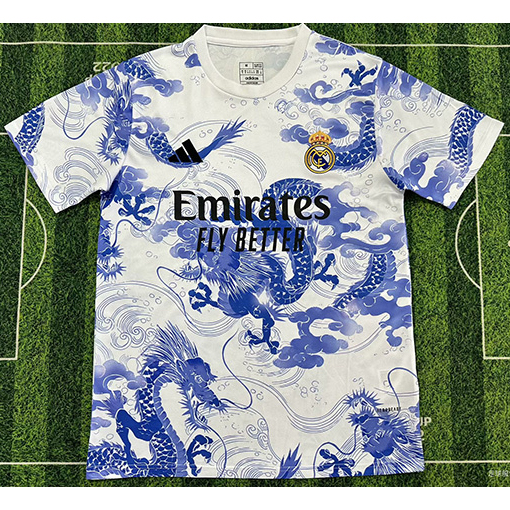 Maillot Real Madrid Blanc/Bleu 2025 2026 ligne8392